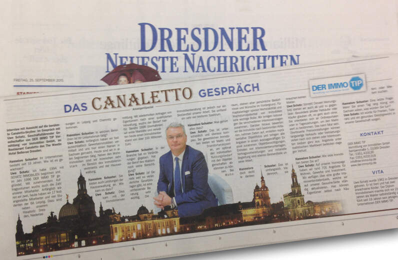 Interview der Dresdner Neusten Nachrichten mit Uwe Schatz