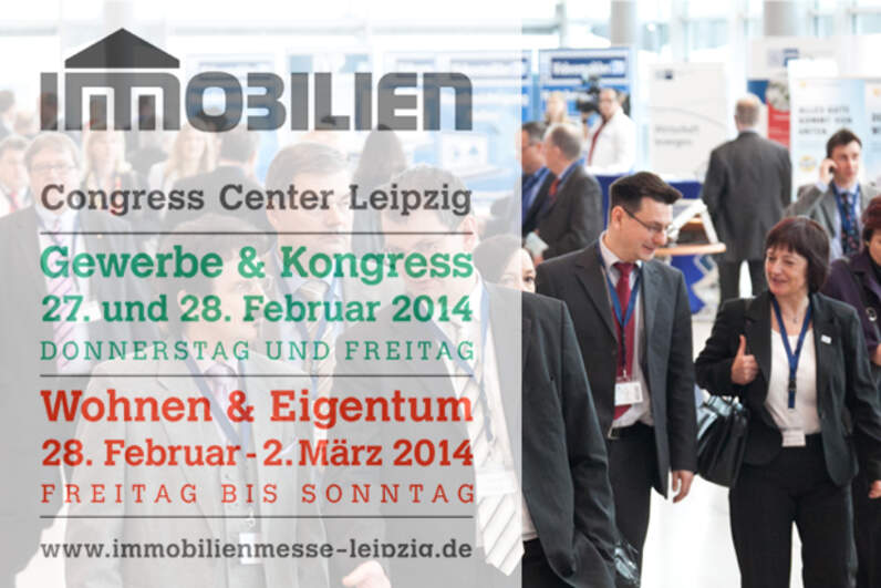 DER IMMO TIP auf der Messe IMMOBILIEN 2014 in Leipzig vertreten