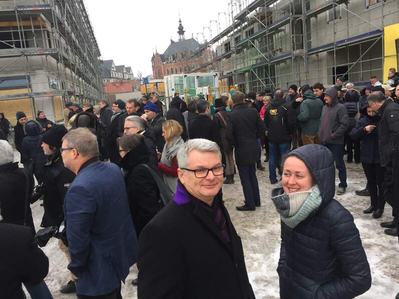 Richtfest MARKUSPROJEKT - Jetzt! Attraktive Gewerbeflächen ab Ende 2017 mieten