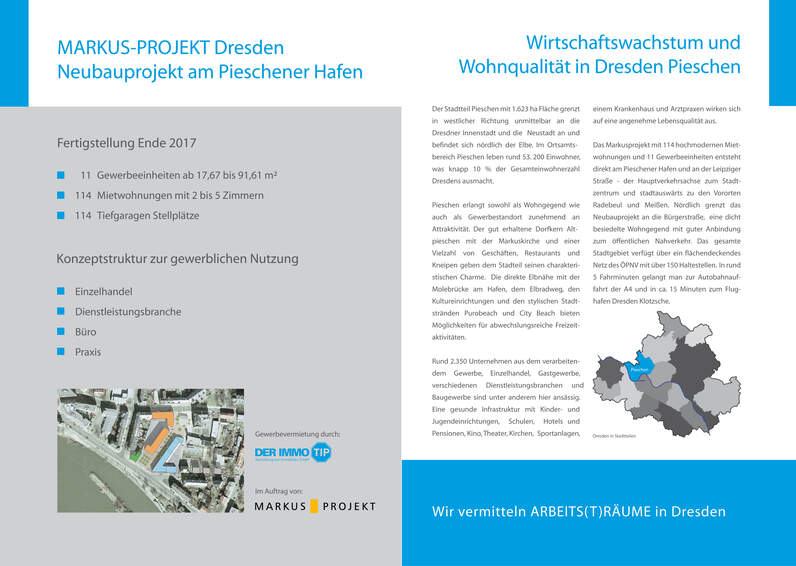 Richtfest MARKUSPROJEKT - Jetzt! Attraktive Gewerbeflächen ab Ende 2017 mieten