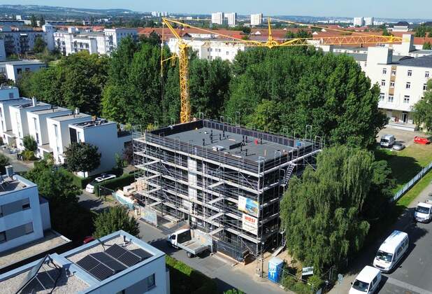 Dresden-Striesen: 94 m² Bürofläche im Neubau vermietet!