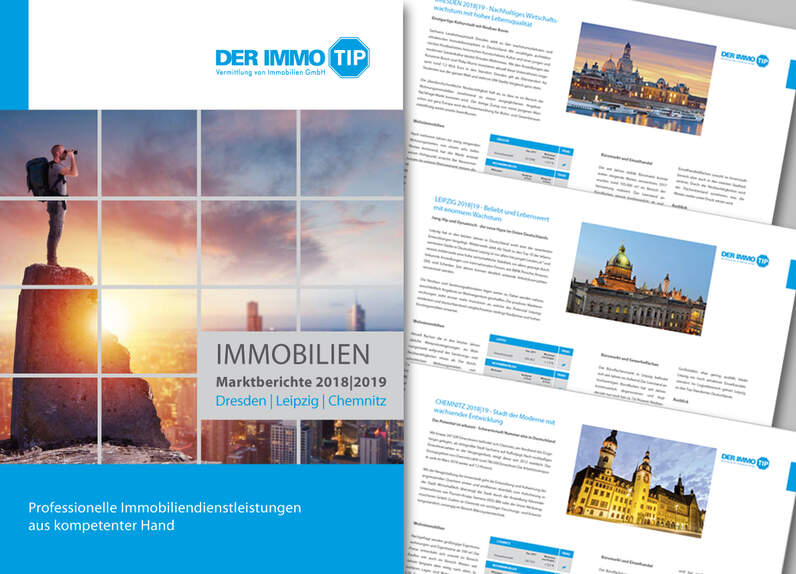 Der Immobilienmarktbericht 2018/2019 für Dresden, Leipzig und Chemnitz