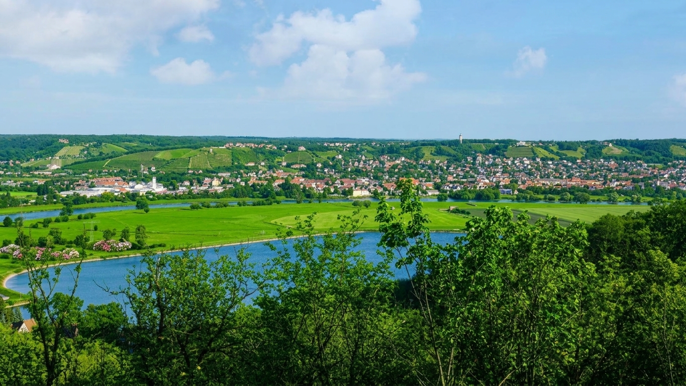 Ausblick nach Radebeul Ausblick nach Radebeul