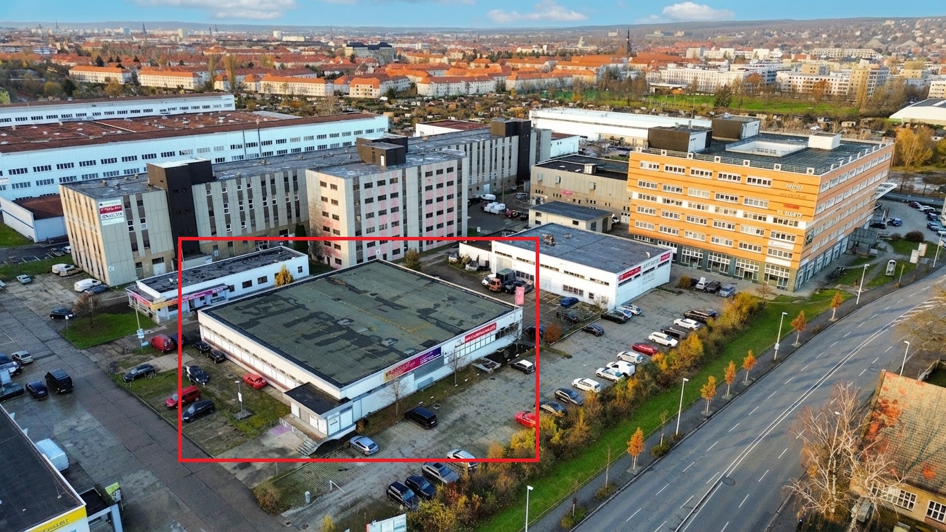 Halle im Dresdner Osten | ca. 400 m² in Gewerbeareal zur Miete