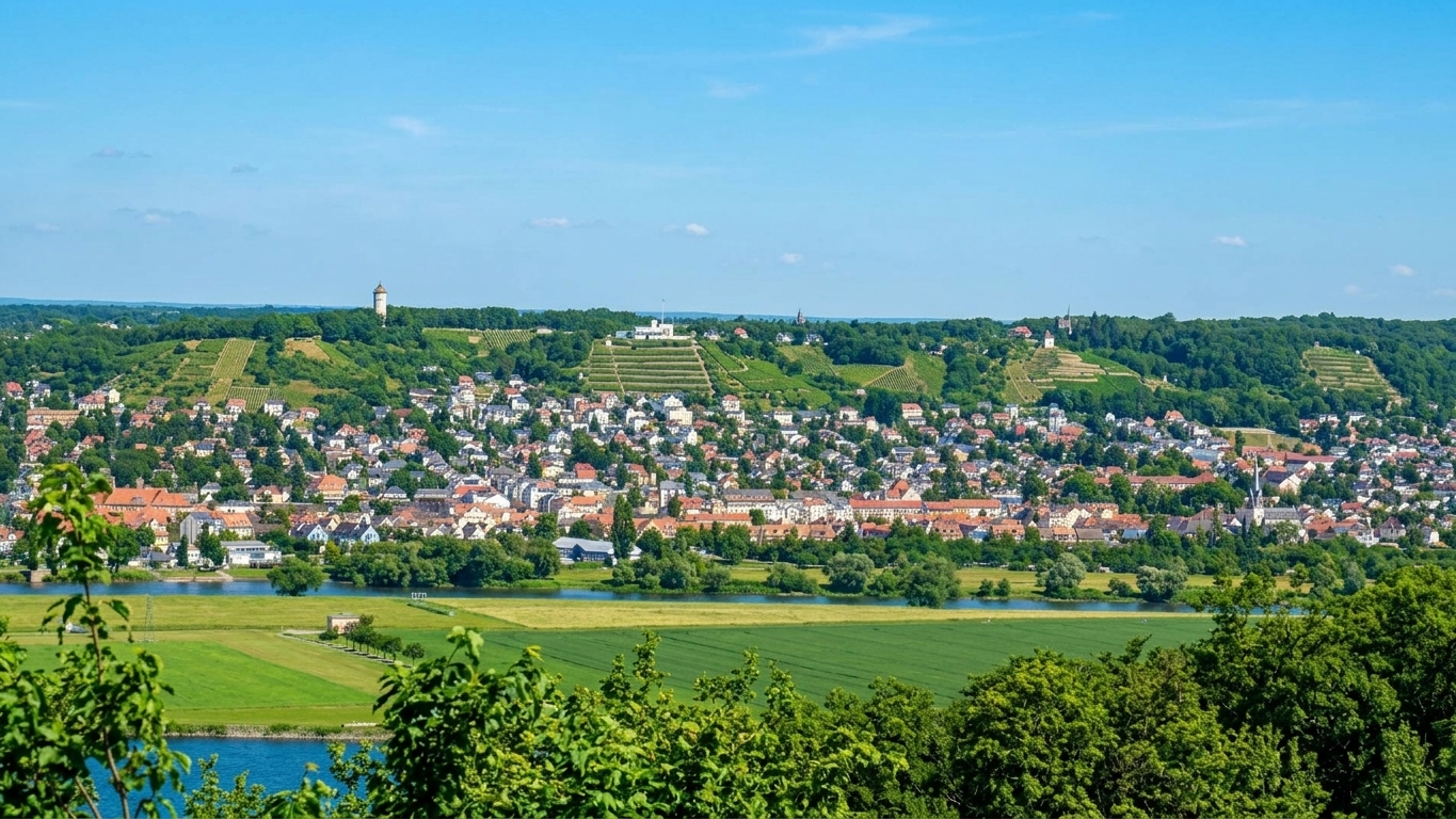 Ausblick nach Radebeul Ausblick nach Radebeul