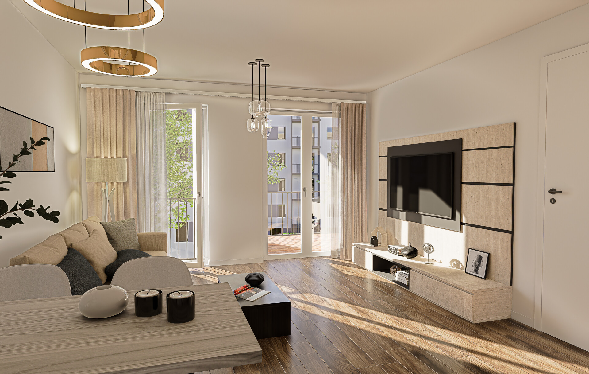 Modernes Wohnen | 4 Zimmerwohnung mit Terrasse in Leipzig |