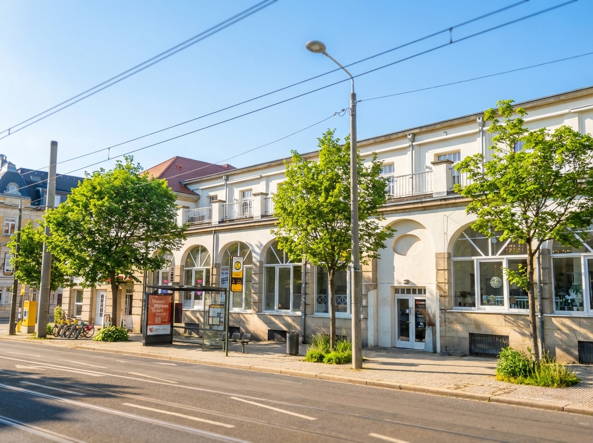Ladenfläche mit Charme und großer Schaufensterfront am Weißen Hirsch zur Miete!