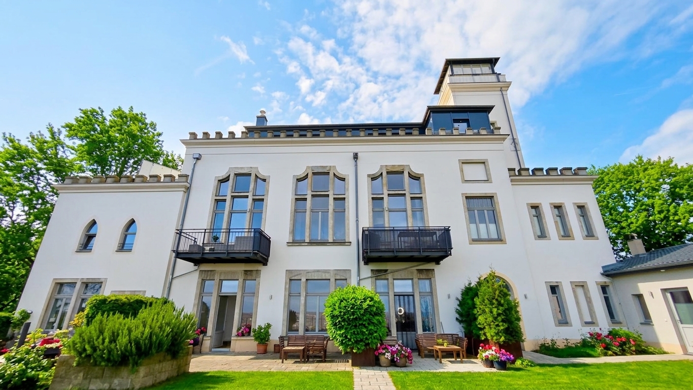 Traumhaft & exklusiv residieren in Cossebaude-Garten mit Blick auf die Weinreben - 2 Carports inkl.