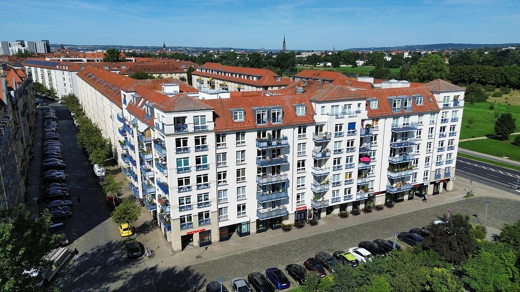 2-Zimmer-Wohnung mit Balkon und TG-Stellplatz in unmittelbarer Elbnähe | Dresden-Johannstadt