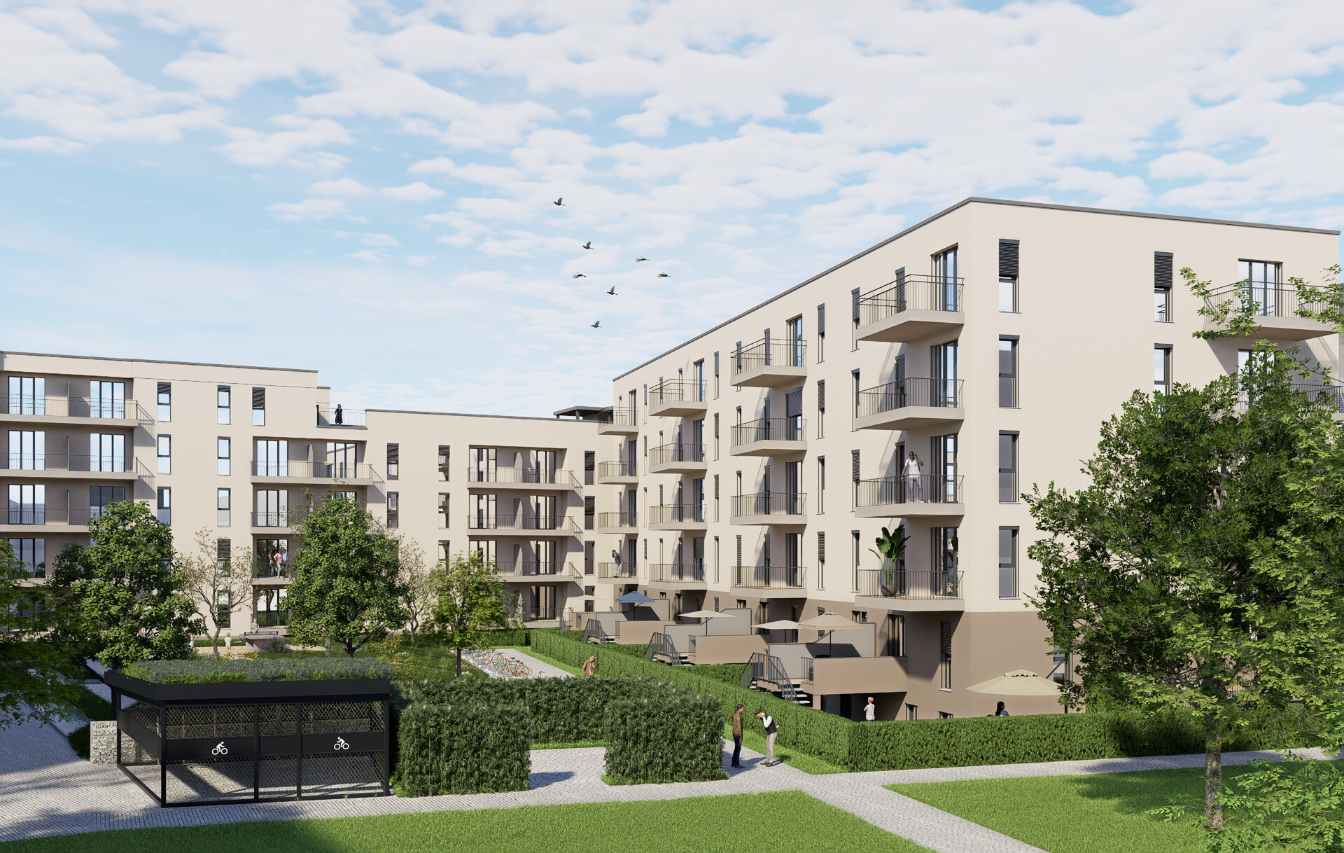 Hoher Wohnkomfort | 3 Zimmerwohnung mit Balkon im Erstbezug in Leipzig