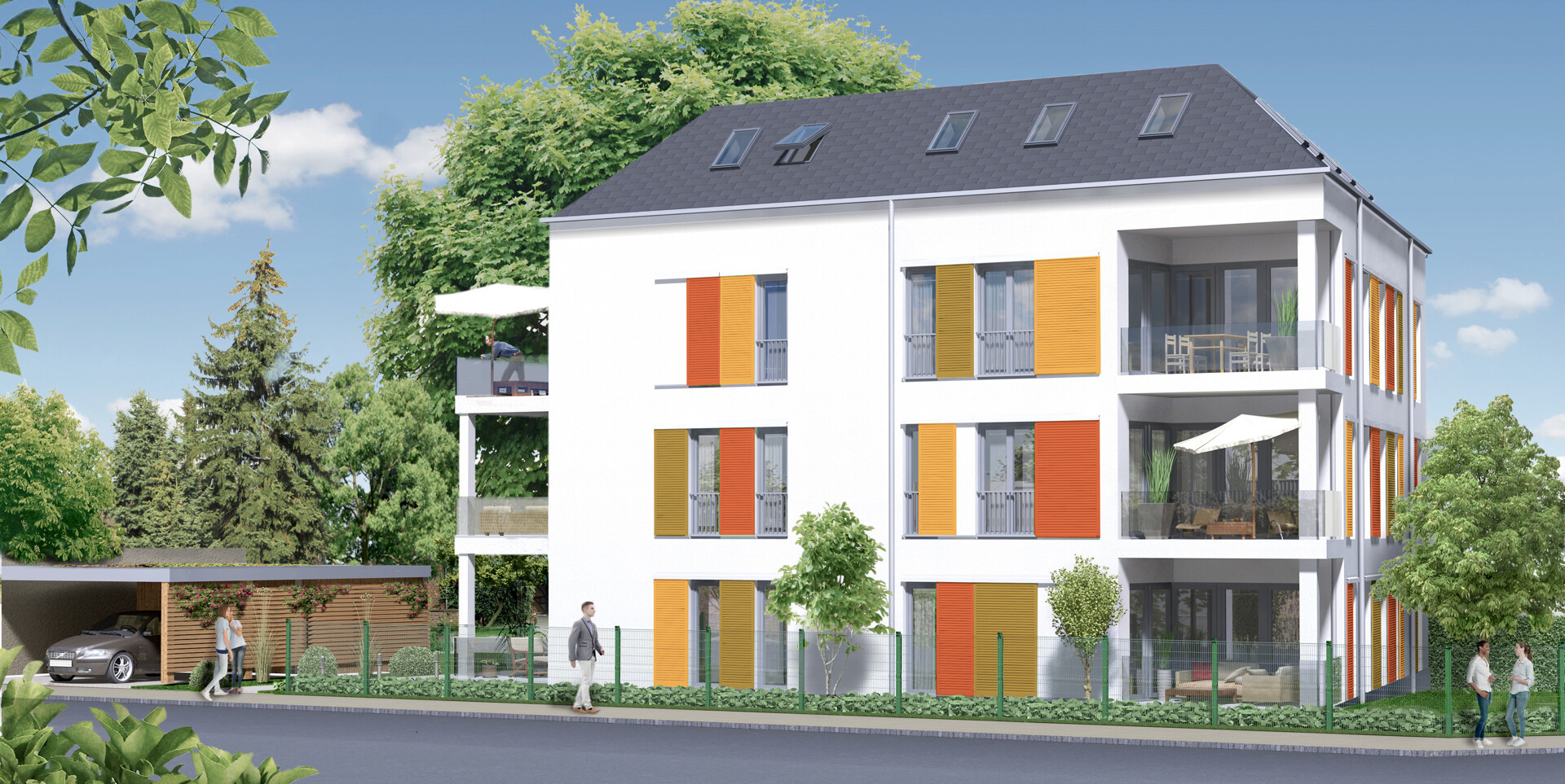 Erstbezug mit ca. 50 m² Garten im klimafreundlichen A+Neubau!