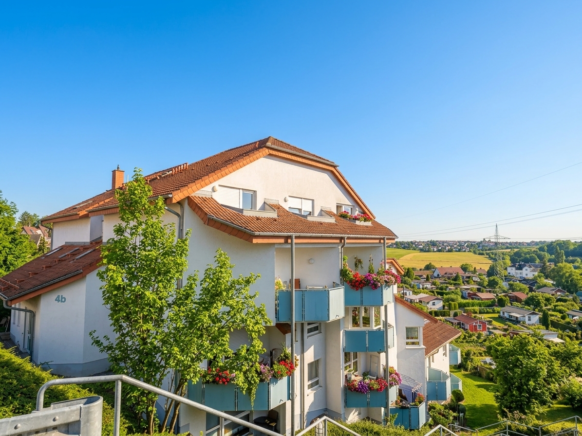 Terrassenwohnung mit Stellplatz, Fernblick in Dresden Coschütz | Vermietete 2-Zimmerwohnung zum Kauf