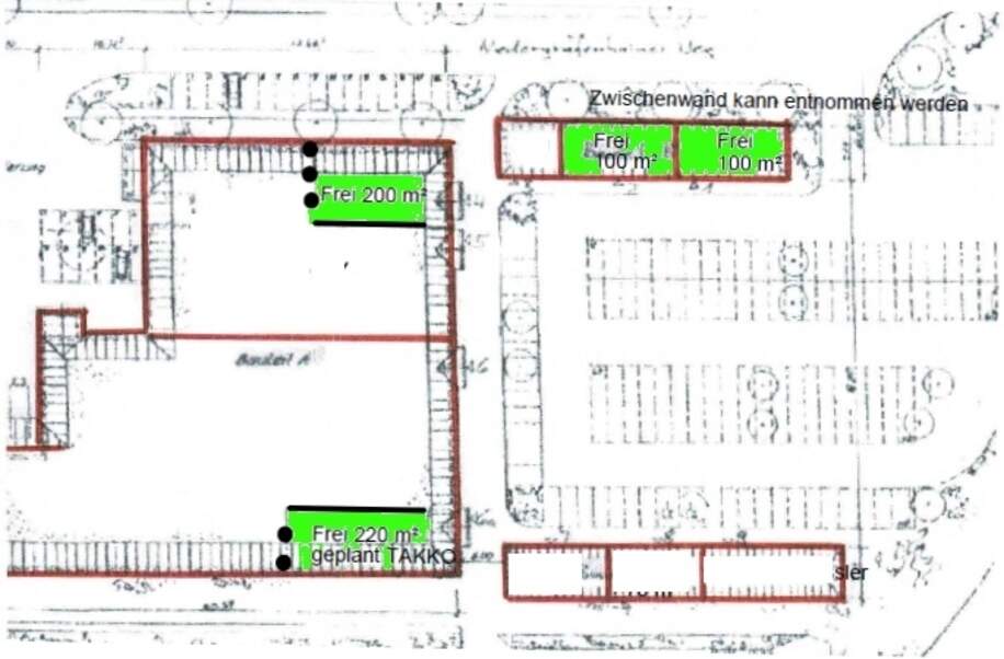 Übersicht verfügbare Flächen