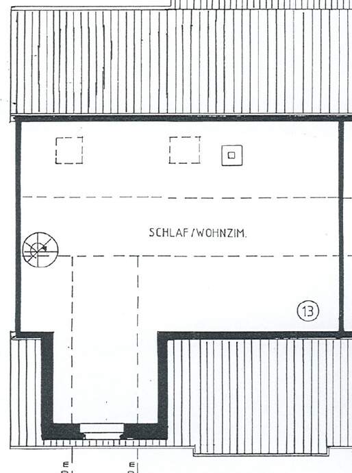 Grundriss obere Wohnebene