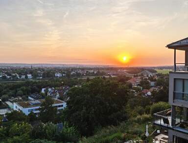 Traumblick über Dresden und die Elbe von Ihrem Balkon!