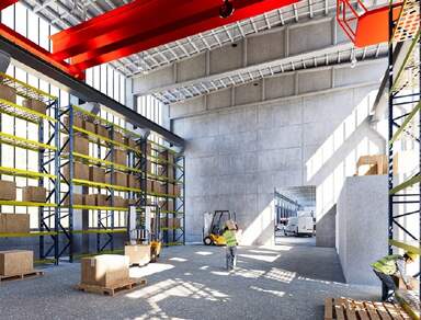 2.400 m² Hallenfläche mit 13 t Krananlagen nahe Dresden zur Miete