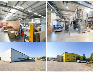 Gewerbepark direkt an Autobahn | 8 t Kranbahn | befahrbar | ebenerdige Andienung