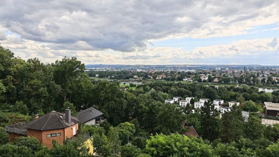 Blick auf die Elbe