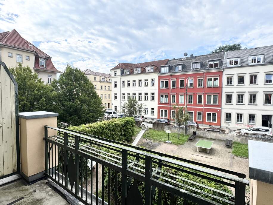 Aussicht vom Balkon