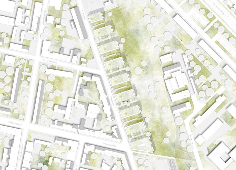 Entwurf Gebäudeanordnung von ehet bondzio lin Architekten GmbH & Co. KG