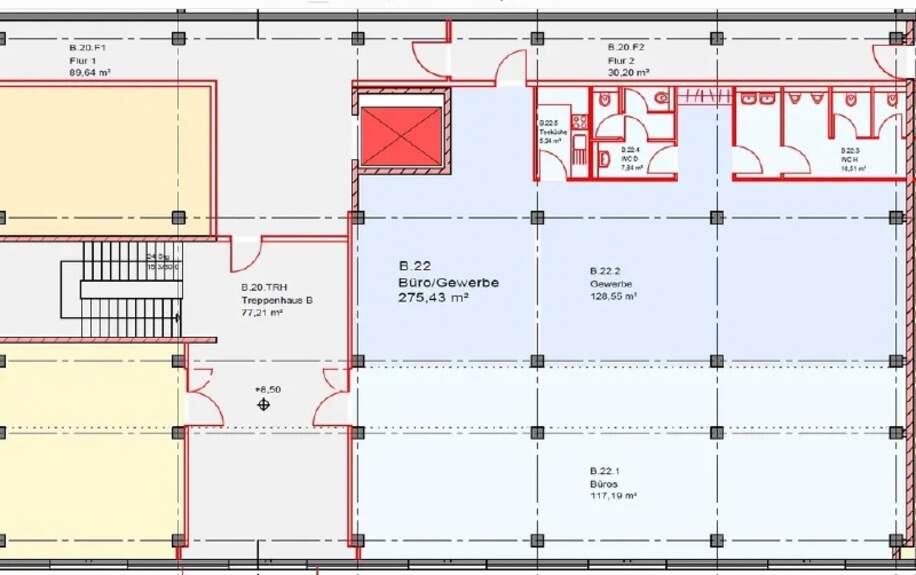 Grundriss Büro