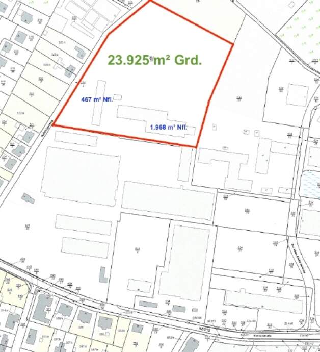 Teilungsvariante Grundstück