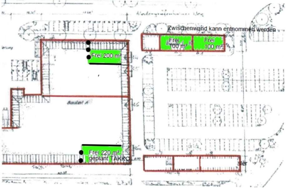 Übersicht verfügbare Flächen