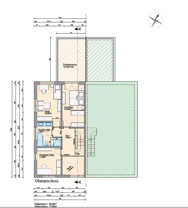 Grundriss Obergeschoss