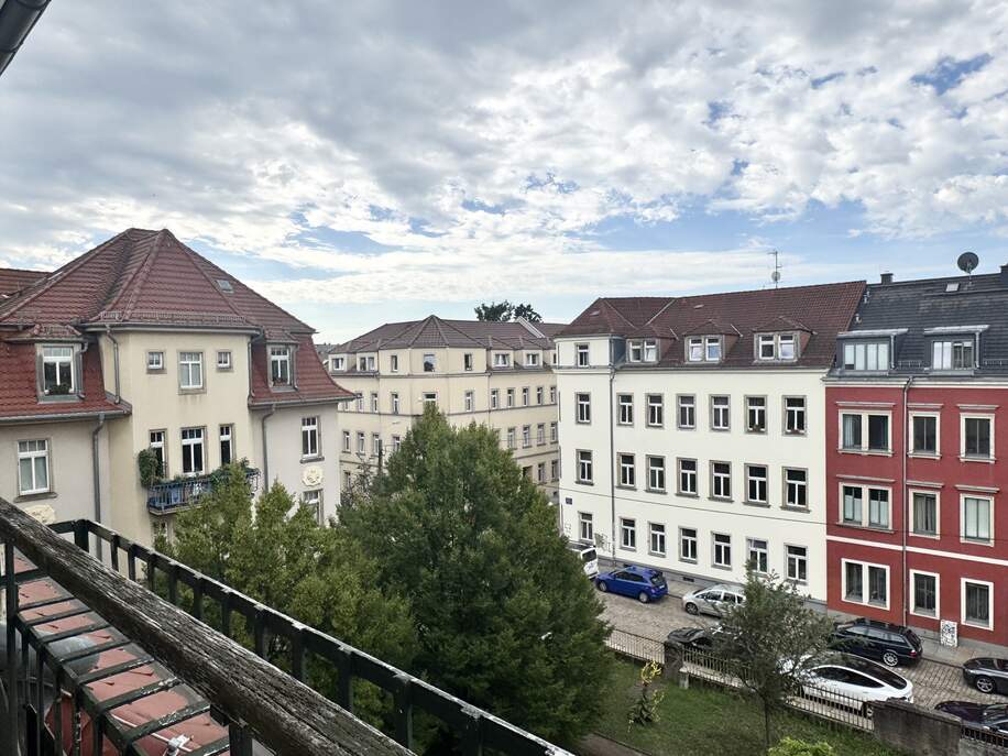 Aussicht vom Balkon - Immobilienmakler Dresden, Chemnitz, Leipzig