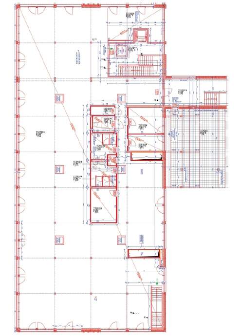 Grundriss 1.OG Bauteil 2