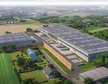 Halle im Erstbezug | Moderner Neubau nahe Autobahn A 14 zur Miete