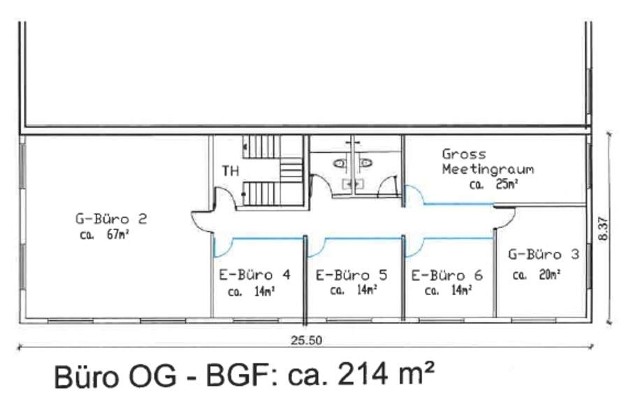 Grundriss Obergeschoss