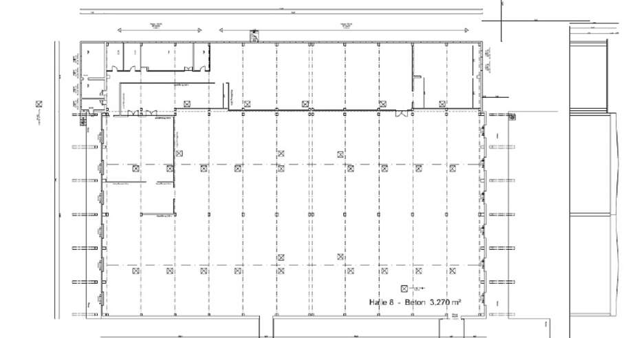 Grundriss Halle 8