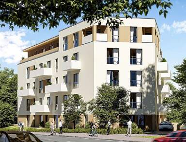 Erstbezug | 3 Raumwohnung mit Dachterrasse nahe Großen Garten zum Kauf