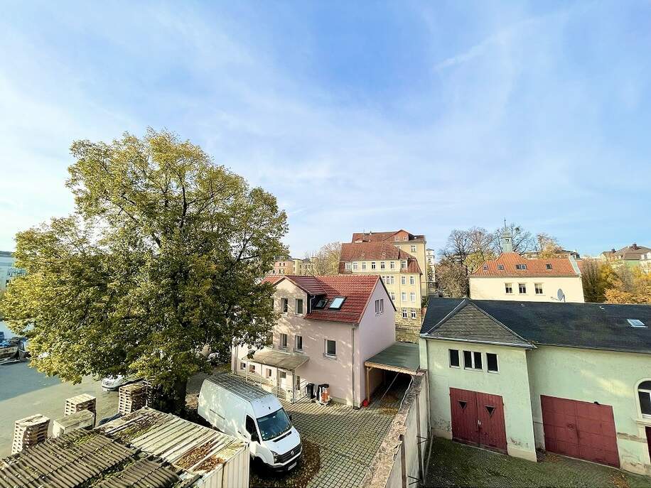 Ausblick vom Balkon