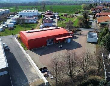 Hallengebäude mit Büro und Freifläche in Höckendorf zur Miete | ab sofort verfügbar