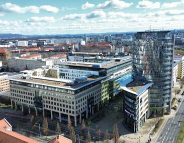 Perfekter Bürostandort in Dresden | ca. 1.436 m² im WTC mieten | Top Adresse
