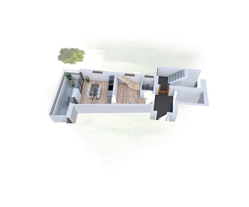 Grundriss WE 14 unten