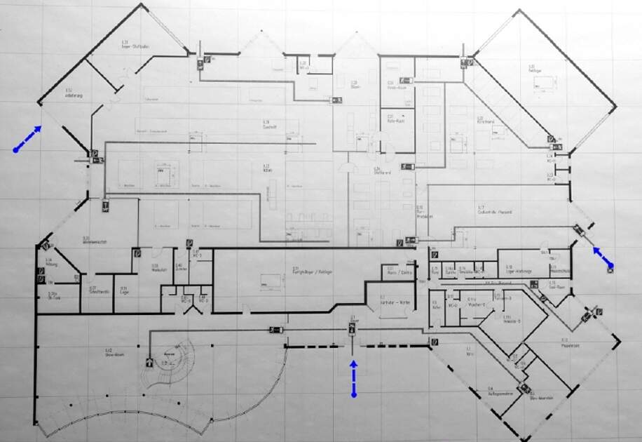 Grundriss Erdgeschoss Bestand