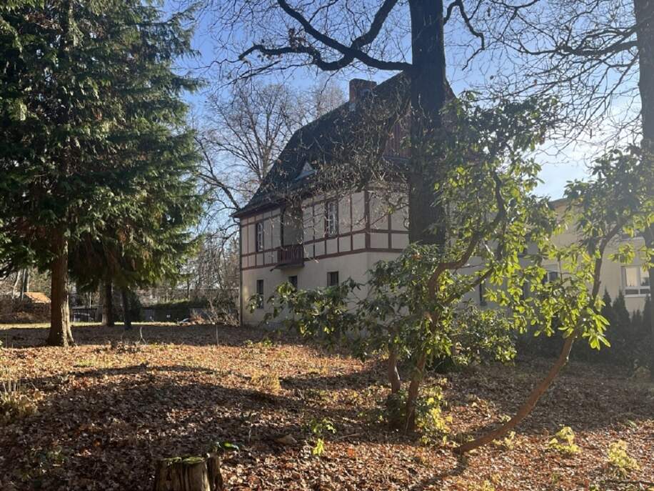 Blick vom Grundstück