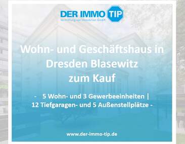 Dresden Blasewitz | Wohn-und Geschäftshaus mit Stellplätzen zum Kauf