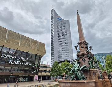 Rund 850 m² Bürofläche in Bestlage und TOP Ausblick in Leipzig zur Miete