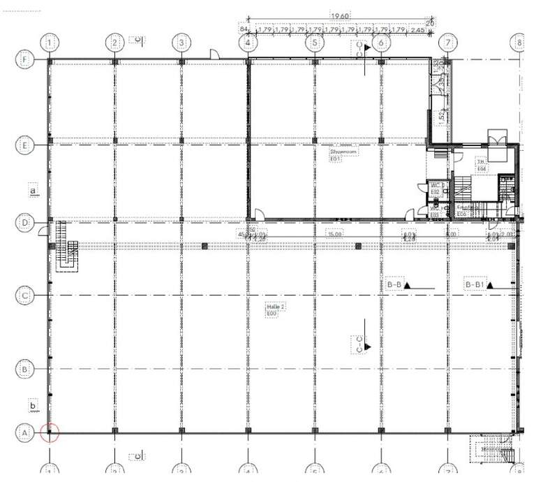 Grundriss Halle 2