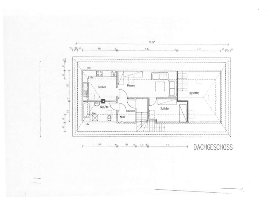 Grundriss Dachgeschoss