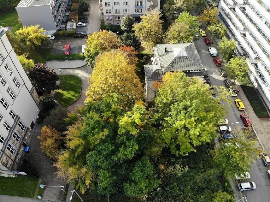 Vogelperspektive Grundstück