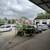 Rampe und Parkplatz