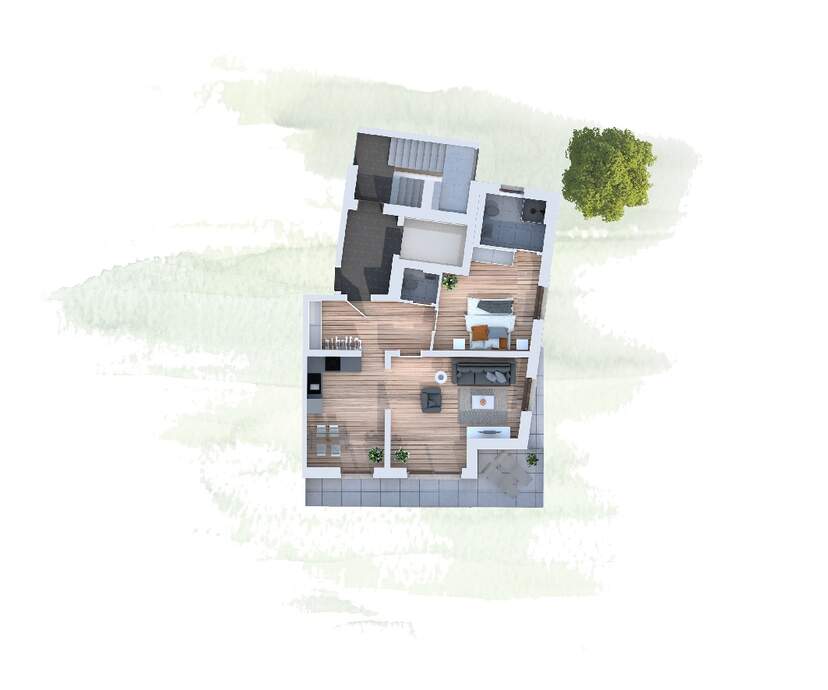 Strehlener Straße Grundriss WE 10