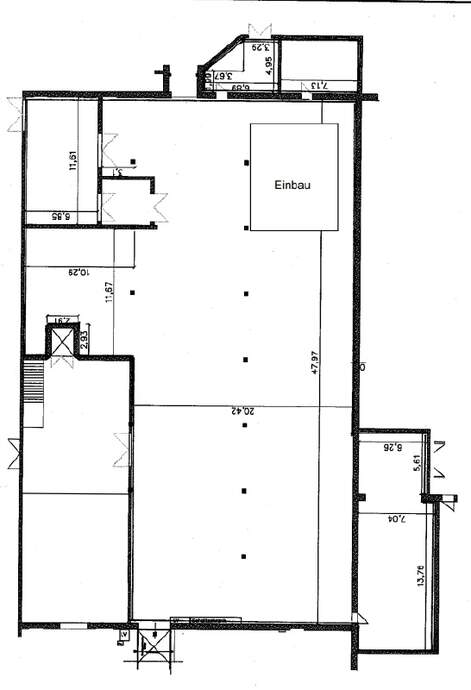 Grundriss Halle