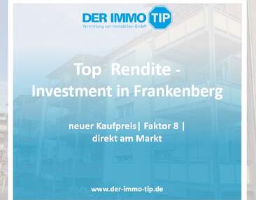 Faktor 8 - Neuer Preis - kleines Investment in Frankenberg am Markt zu kaufen - Top Rendite