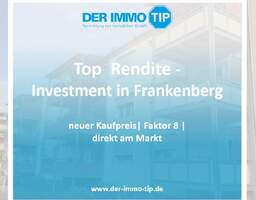 Faktor 8 - Neuer Preis - kleines Investment in Frankenberg am Markt zu kaufen - Top Rendite